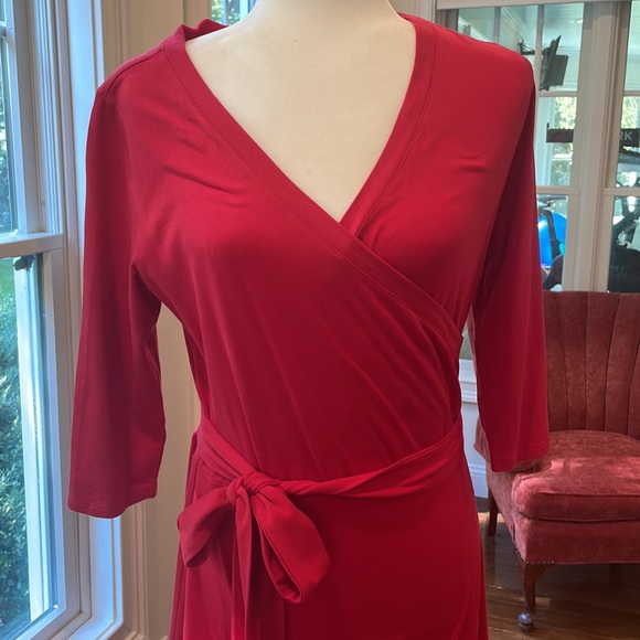 Soft Surroundings size small Reddish pink, dry cleaned, just above ankle,I’m 5”8 - Picture 2 of 5